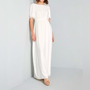 ModCloth Lace You Down the Aisle Maxi Dress White  Size 4